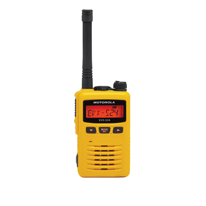 Two Way Radios Portable Radios EVXS24 Portables Motorola EVX