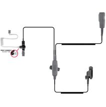 SPM-2003s - 2-WIRE SURVEILLANCE STYLE Lapel Microphone