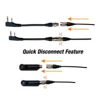 SPM-1200QD - QD® QUICK-DISCONNECT -DEFENDER LAPEL MIC