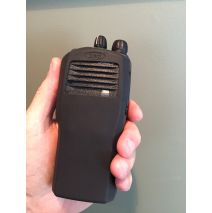 SILICO-CP200-B Black silicone radio skin for Motorola CP200
