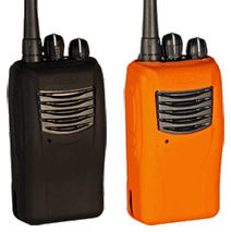 SILICO-TK3360-O Orange silicone radio skin for Kenwood TK-X360 Series