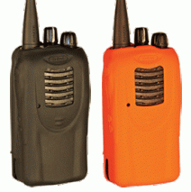 SILICO-TK3160-B Black silicone radio skin for Kenwood TK-X160 Series