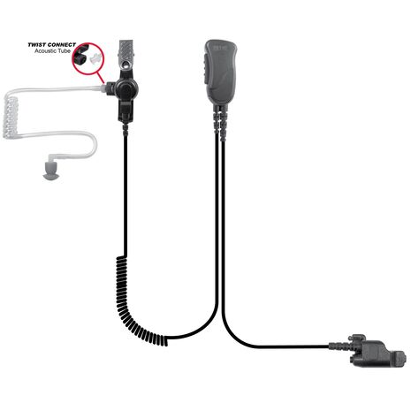 SPM-1300-M8 - MIRAGE Series SURVEILLANCE STYLE Lapel Microphone