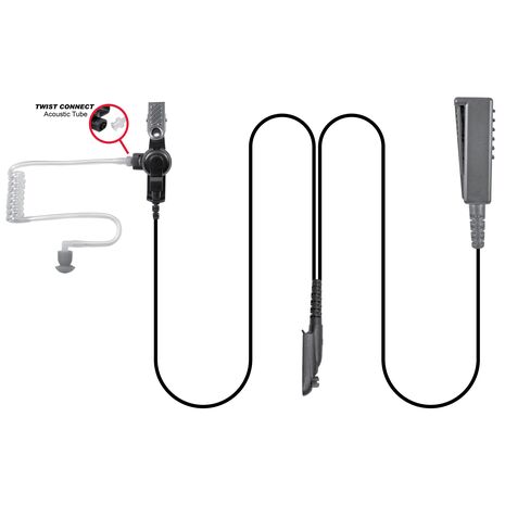 SPM-2322sQD - QD® QUICK-DISCONNECT - 2-Wire Lapel Mic Kit