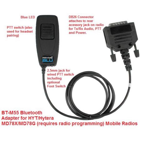BT-M55-KIT2 - Bluetooth Adapter Kit for Kenwood Mobile radios