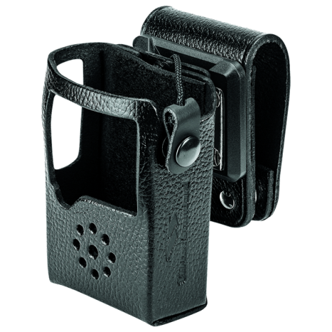 Vertex Standard LCC-S24S Leather Carrying Case w/ Swivel Belt Loop