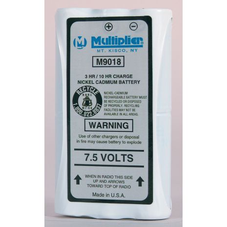 Multiplier M9018 7.5V / 1200 mAh / NiCd Battery  (3.35")