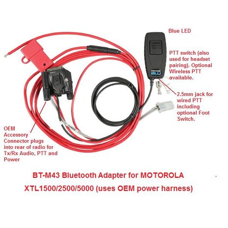 BT-M43 - Bluetooth Adapter Kit for Motorola Mobile radios